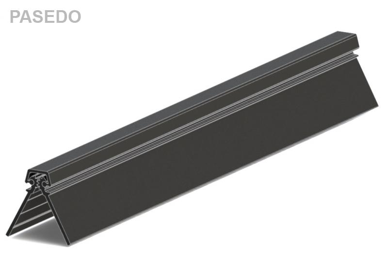 Cerniera alluminio 21102500-9005 Nero