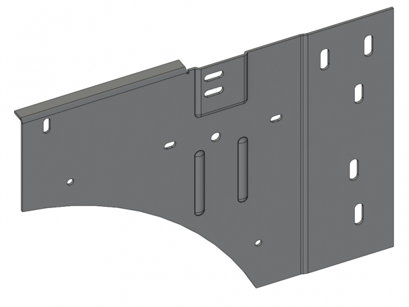 Perforated montage plate 533080