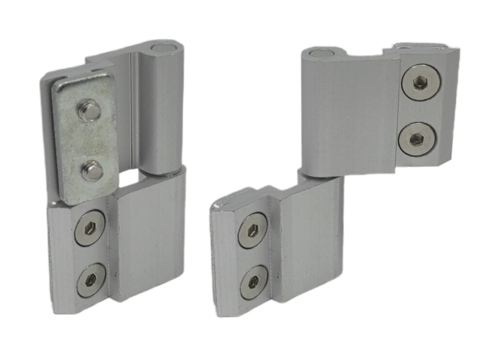 Set of aluminium hinges for right service door 21107-SET-R
